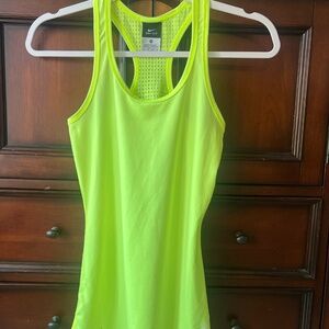 Nike Pro Hypercool Dri-Fit Tank Top - Neon Yellow - Size XS